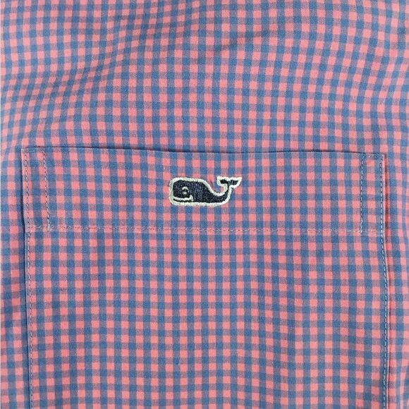 Vineyard Vines Classic Fit Tucker short sleeve button down shirt men’s size L - Picture 4 of 6